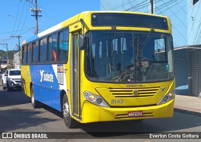 Viação Sudeste 8143 na cidade de Piúma, Espírito Santo, Brasil, por Everton Costa Goltara. Número da foto: #10887871.