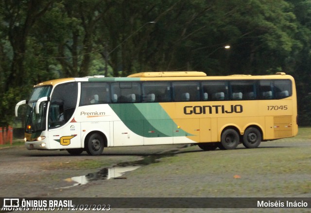 Empresa Gontijo de Transportes 17045 na cidade de Cubatão, São Paulo, Brasil, por Moiséis Inácio. ID da foto: 10886188.