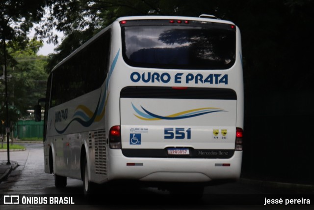 Viação Ouro e Prata 551 na cidade de São Paulo, São Paulo, Brasil, por jessé pereira. Número da foto: #10888873.