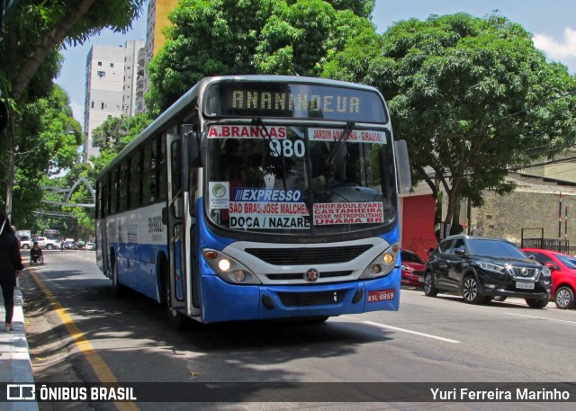 Transportes Barata BN-98021 na cidade de Belém, Pará, Brasil, por Yuri Ferreira Marinho. Número da foto: #10886375.