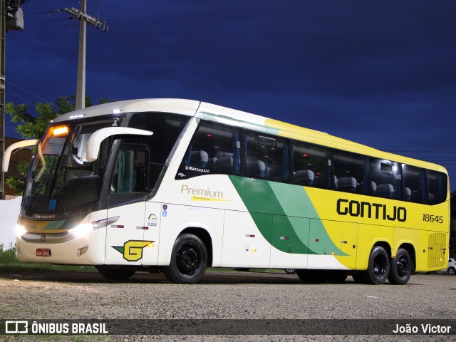 Empresa Gontijo de Transportes 18645 na cidade de Teresina, Piauí, Brasil, por João Victor. ID da foto: 10886231.