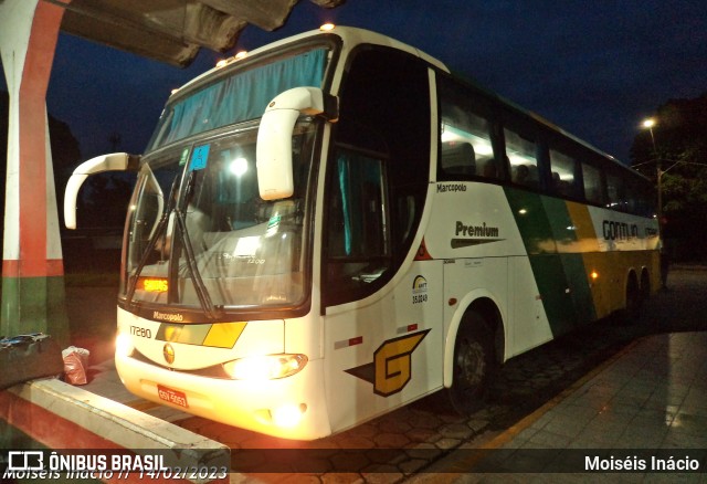 Empresa Gontijo de Transportes 17280 na cidade de Cubatão, São Paulo, Brasil, por Moiséis Inácio. ID da foto: 10887411.