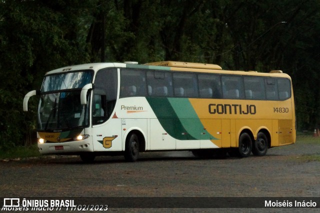 Empresa Gontijo de Transportes 14830 na cidade de Cubatão, São Paulo, Brasil, por Moiséis Inácio. ID da foto: 10886195.