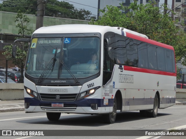 Viação Piracicabana 5057 na cidade de São Paulo, São Paulo, Brasil, por Fernando Antunes. ID da foto: 10887917.