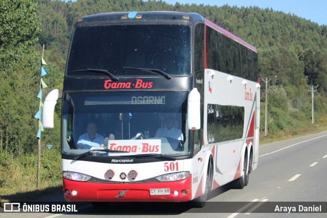 Gama-Bus 501 na cidade de Valdivia, Valdivia, Los Ríos, Chile, por Araya Daniel . Número da foto: #10888983.