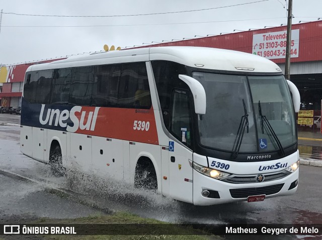 Unesul de Transportes 5390 na cidade de Tramandaí, Rio Grande do Sul, Brasil, por Matheus  Geyger de Melo. ID da foto: 10888102.