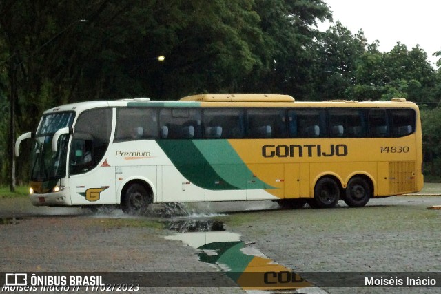 Empresa Gontijo de Transportes 14830 na cidade de Cubatão, São Paulo, Brasil, por Moiséis Inácio. ID da foto: 10887407.