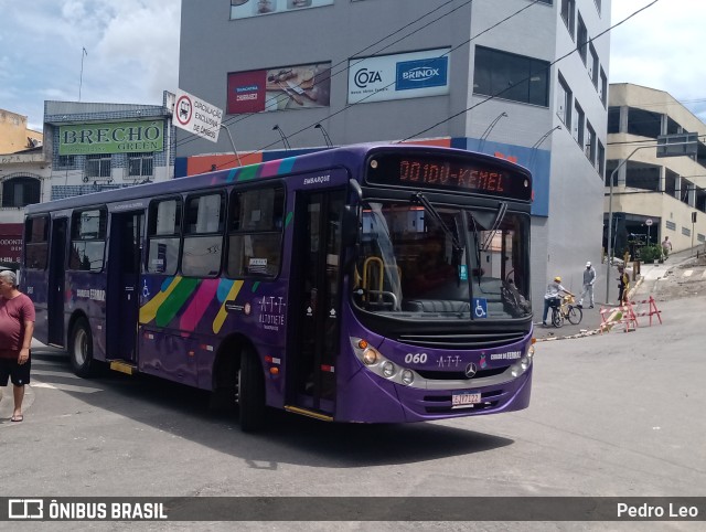 ATT - Alto Tietê Transportes Ferraz de Vasconcelos 060 na cidade de Ferraz de Vasconcelos, São Paulo, Brasil, por Pedro Leo. ID da foto: 10889259.