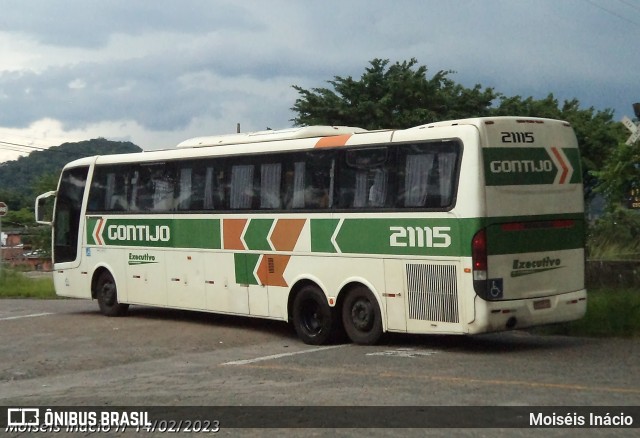 Empresa Gontijo de Transportes 21115 na cidade de Cubatão, São Paulo, Brasil, por Moiséis Inácio. Número da foto: #10887417.