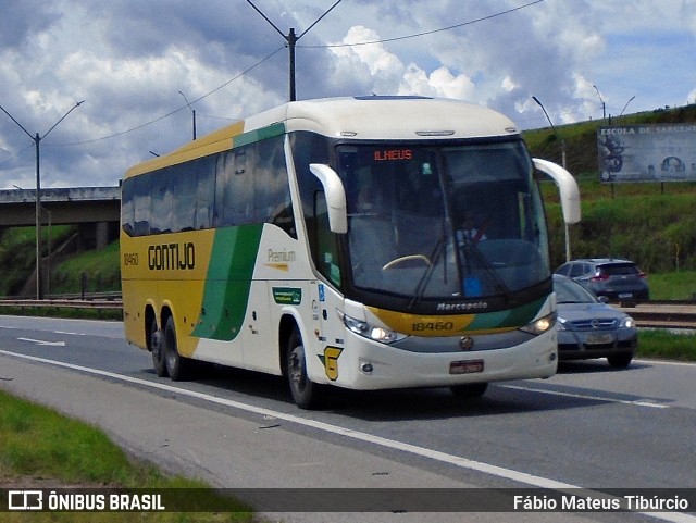Empresa Gontijo de Transportes 18460 na cidade de Três Corações, Minas Gerais, Brasil, por Fábio Mateus Tibúrcio. Número da foto: #10887458.