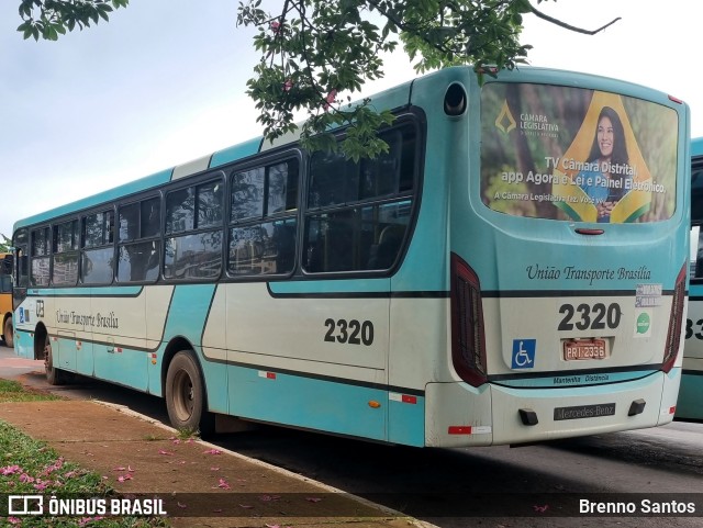 UTB - União Transporte Brasília 2320 na cidade de Brasília, Distrito Federal, Brasil, por Brenno Santos. Número da foto: #10888844.