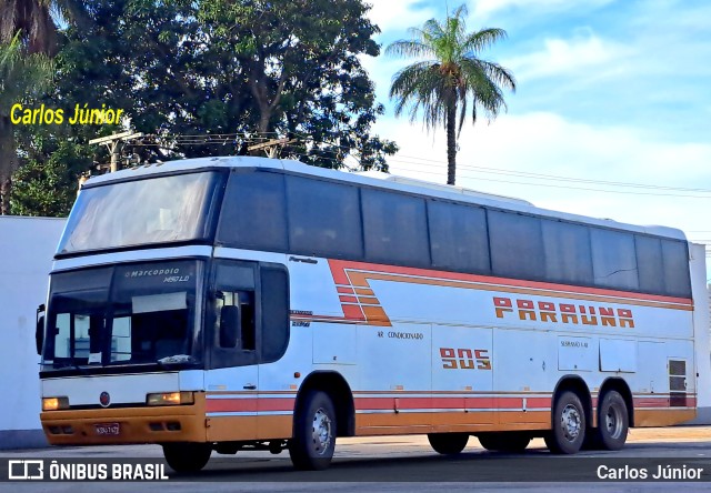 Viação Paraúna 905 na cidade de Goiânia, Goiás, Brasil, por Carlos Júnior. ID da foto: 10889596.