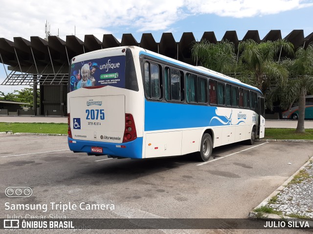 Viação Nossa Senhora dos Navegantes 2075 na cidade de Florianópolis, Santa Catarina, Brasil, por JULIO SILVA. Número da foto: #10888705.
