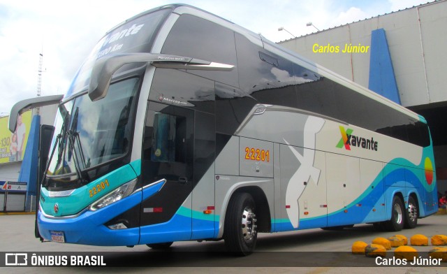 Viação Xavante 22201 na cidade de Goiânia, Goiás, Brasil, por Carlos Júnior. Número da foto: #10889137.