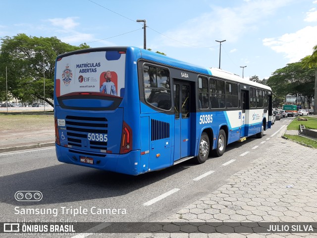 Transol Transportes Coletivos 50385 na cidade de Florianópolis, Santa Catarina, Brasil, por JULIO SILVA. Número da foto: #10888956.