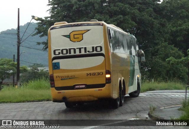 Empresa Gontijo de Transportes 14830 na cidade de Cubatão, São Paulo, Brasil, por Moiséis Inácio. ID da foto: 10886193.