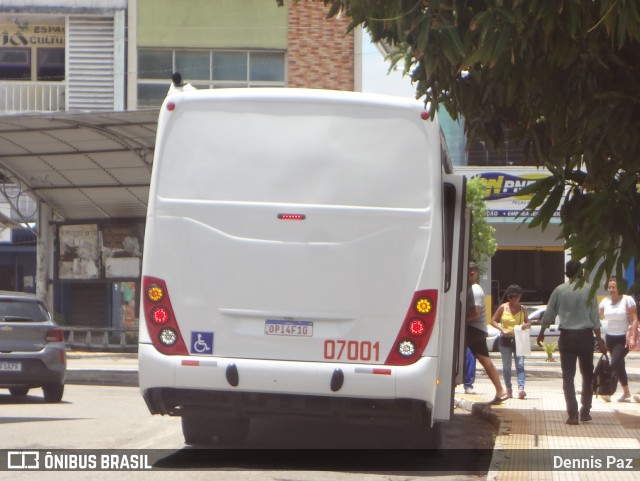 Auto Ônibus Santa Maria Transporte e Turismo 07001 na cidade de Natal, Rio Grande do Norte, Brasil, por Dennis Paz. ID da foto: 10890637.