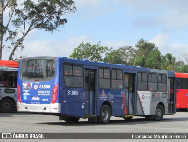 Next Mobilidade - ABC Sistema de Transporte 81.805 na cidade de São Bernardo do Campo, São Paulo, Brasil, por Francisco Mauricio Freire. ID da foto: 10892519.