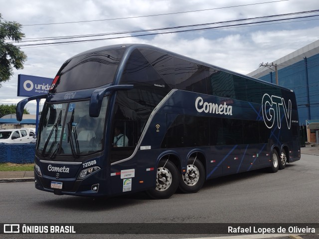 Viação Cometa 721309 na cidade de São Paulo, São Paulo, Brasil, por Rafael Lopes de Oliveira. Número da foto: #10890716.
