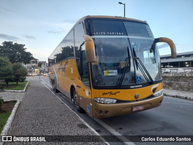 Ouro Negro Transportes e Turismo 3500 na cidade de São João del Rei, Minas Gerais, Brasil, por Carlos Eduardo Santos. ID da foto: 10891641.