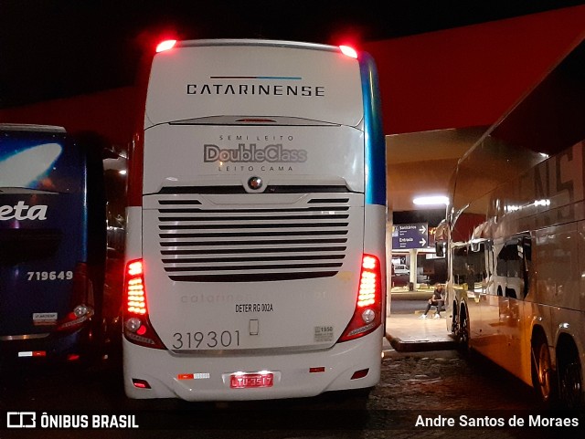 Auto Viação Catarinense 319301 na cidade de Registro, São Paulo, Brasil, por Andre Santos de Moraes. Número da foto: #10890255.