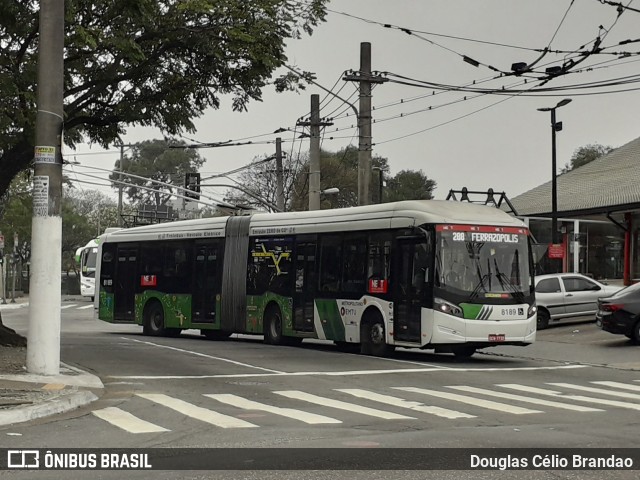 Next Mobilidade - ABC Sistema de Transporte 8189 na cidade de São Paulo, São Paulo, Brasil, por Douglas Célio Brandao. ID da foto: 10890903.