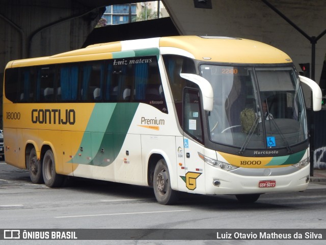 Empresa Gontijo de Transportes 18000 na cidade de Belo Horizonte, Minas Gerais, Brasil, por Luiz Otavio Matheus da Silva. ID da foto: 10891303.