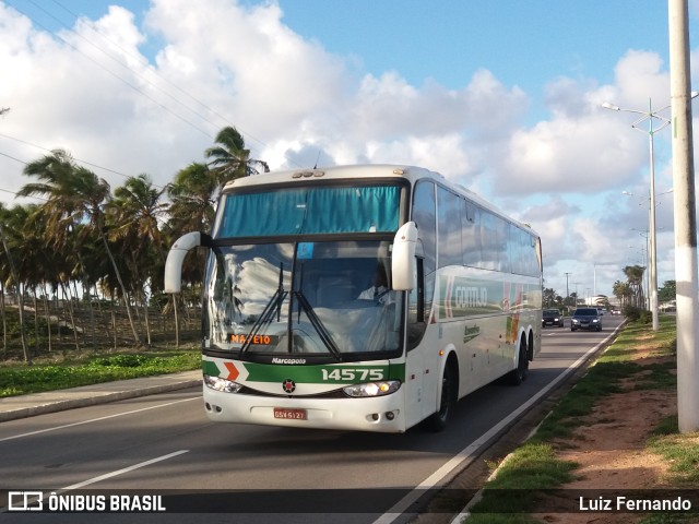 Empresa Gontijo de Transportes 14575 na cidade de Maceió, Alagoas, Brasil, por Luiz Fernando. ID da foto: 10891199.