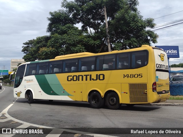 Empresa Gontijo de Transportes 14805 na cidade de São Paulo, São Paulo, Brasil, por Rafael Lopes de Oliveira. ID da foto: 10890758.