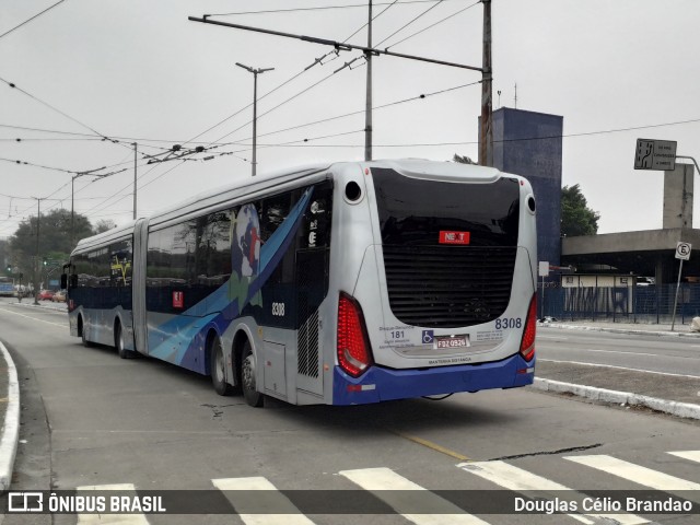 Next Mobilidade - ABC Sistema de Transporte 8308 na cidade de São Paulo, São Paulo, Brasil, por Douglas Célio Brandao. Número da foto: #10892513.