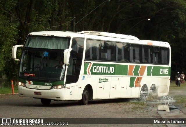 Empresa Gontijo de Transportes 21115 na cidade de Cubatão, São Paulo, Brasil, por Moiséis Inácio. Número da foto: #10892561.