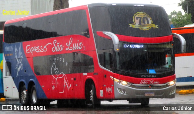 Expresso São Luiz 9090 na cidade de Goiânia, Goiás, Brasil, por Carlos Júnior. Número da foto: #10892102.