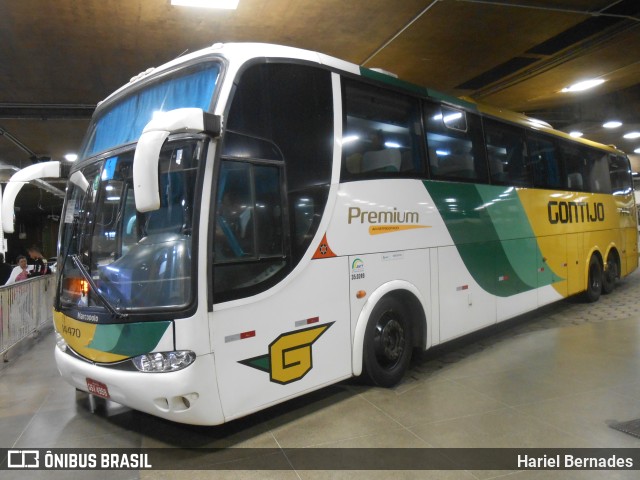 Empresa Gontijo de Transportes 14470 na cidade de Belo Horizonte, Minas Gerais, Brasil, por Hariel Bernades. ID da foto: 10891917.