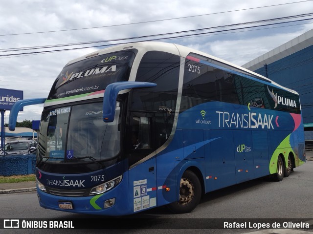 Trans Isaak Turismo 2075 na cidade de São Paulo, São Paulo, Brasil, por Rafael Lopes de Oliveira. Número da foto: #10890676.