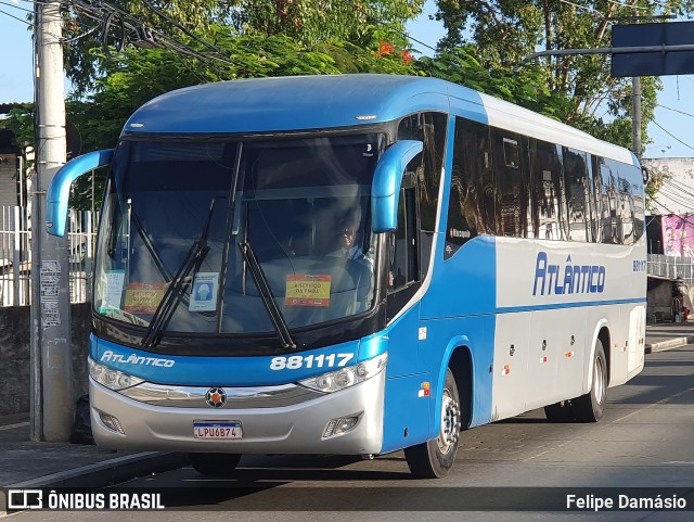 ATT - Atlântico Transportes e Turismo 881117 na cidade de Salvador, Bahia, Brasil, por Felipe Damásio. Número da foto: #10890290.