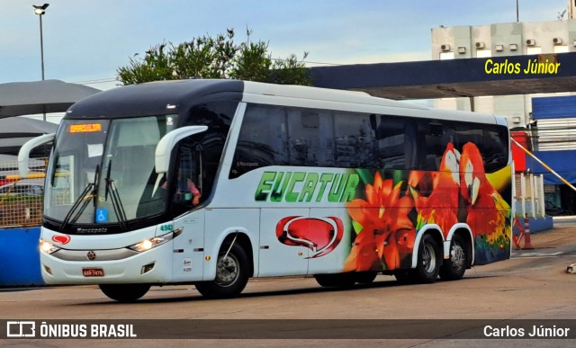 Eucatur - Empresa União Cascavel de Transportes e Turismo 4943 na cidade de Goiânia, Goiás, Brasil, por Carlos Júnior. ID da foto: 10892913.