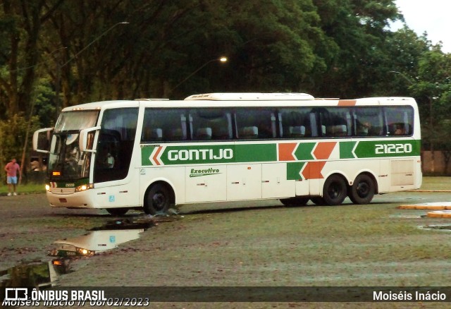 Empresa Gontijo de Transportes 21220 na cidade de Cubatão, São Paulo, Brasil, por Moiséis Inácio. ID da foto: 10892554.