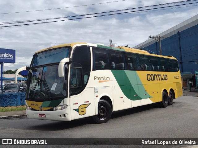 Empresa Gontijo de Transportes 14805 na cidade de São Paulo, São Paulo, Brasil, por Rafael Lopes de Oliveira. ID da foto: 10890754.