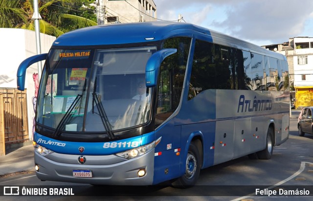 ATT - Atlântico Transportes e Turismo 881118 na cidade de Salvador, Bahia, Brasil, por Felipe Damásio. ID da foto: 10890281.