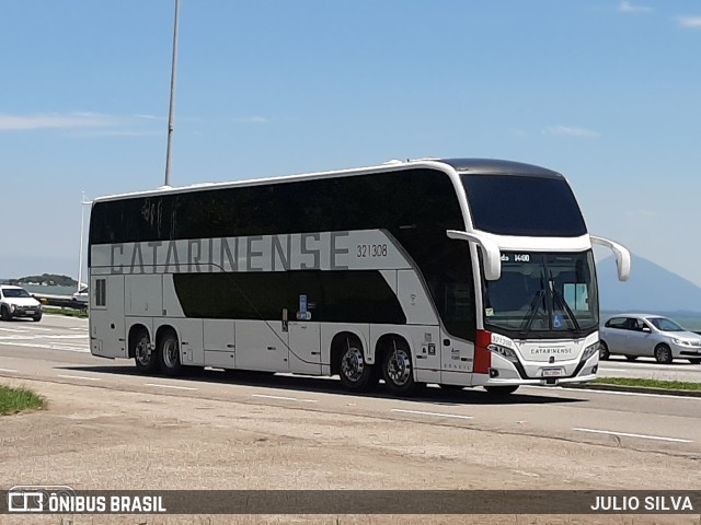Auto Viação Catarinense 321308 na cidade de Florianópolis, Santa Catarina, Brasil, por JULIO SILVA. Número da foto: #10894872.