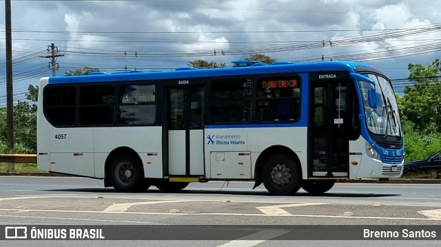 Urbi Mobilidade Urbana 4057 na cidade de Núcleo Bandeirante, Distrito Federal, Brasil, por Brenno Santos. ID da foto: 10895731.