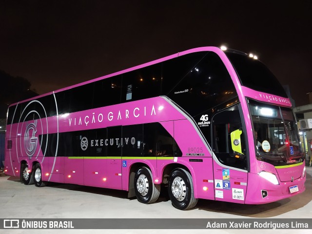 Viação Garcia 89025 na cidade de Santos, São Paulo, Brasil, por Adam Xavier Rodrigues Lima. Número da foto: #10894167.