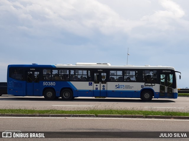 Transol Transportes Coletivos 50380 na cidade de Florianópolis, Santa Catarina, Brasil, por JULIO SILVA. Número da foto: #10894931.