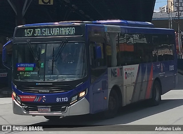 Next Mobilidade - ABC Sistema de Transporte 81.113 na cidade de Santo André, São Paulo, Brasil, por Adriano Luis. Número da foto: #10893364.