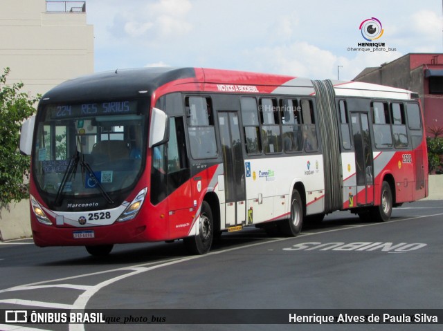 Expresso CampiBus 2528 na cidade de Campinas, São Paulo, Brasil, por Henrique Alves de Paula Silva. Número da foto: #10893508.