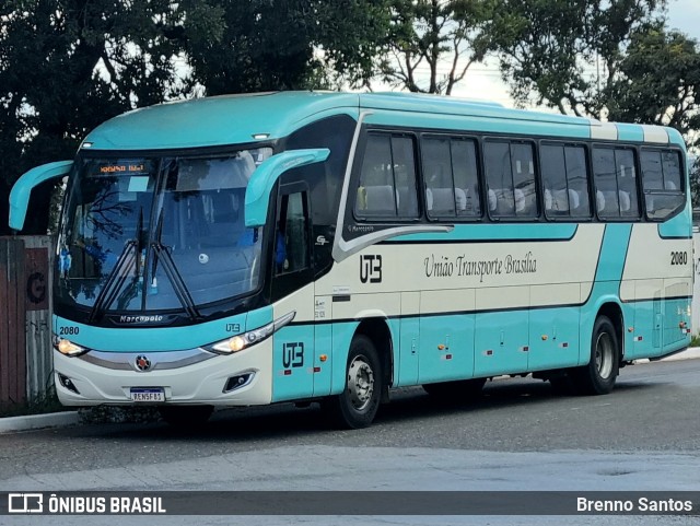 UTB - União Transporte Brasília 2080 na cidade de Brasília, Distrito Federal, Brasil, por Brenno Santos. Número da foto: #10893797.