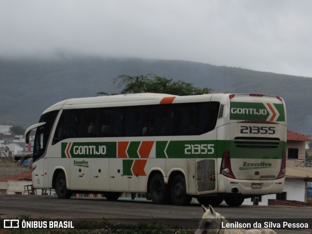 Empresa Gontijo de Transportes 21355 na cidade de Caruaru, Pernambuco, Brasil, por Lenilson da Silva Pessoa. ID da foto: 10894313.