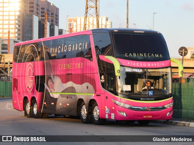 Viação Garcia 8735 na cidade de São Paulo, São Paulo, Brasil, por Glauber Medeiros. Número da foto: #10893705.