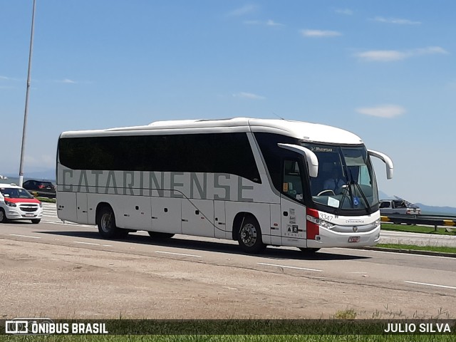 Auto Viação Catarinense 3347 na cidade de Florianópolis, Santa Catarina, Brasil, por JULIO SILVA. ID da foto: 10894883.