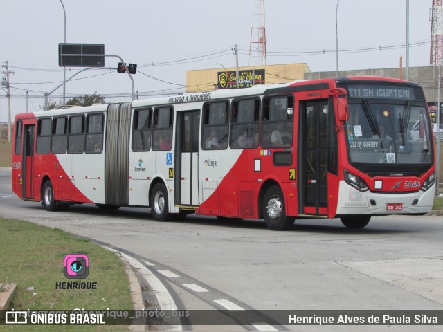 Itajaí Transportes Coletivos 2048 na cidade de Campinas, São Paulo, Brasil, por Henrique Alves de Paula Silva. ID da foto: 10893513.